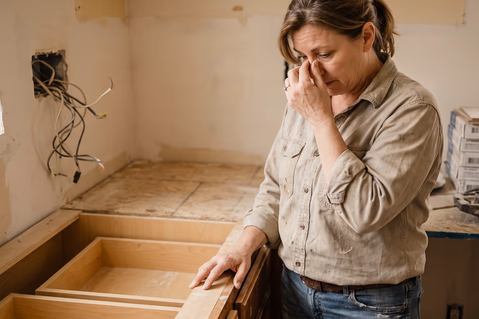 blog-stressed-homeowner-unfinished-kitchen